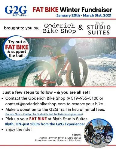 fat biking in snow fat biking ontario